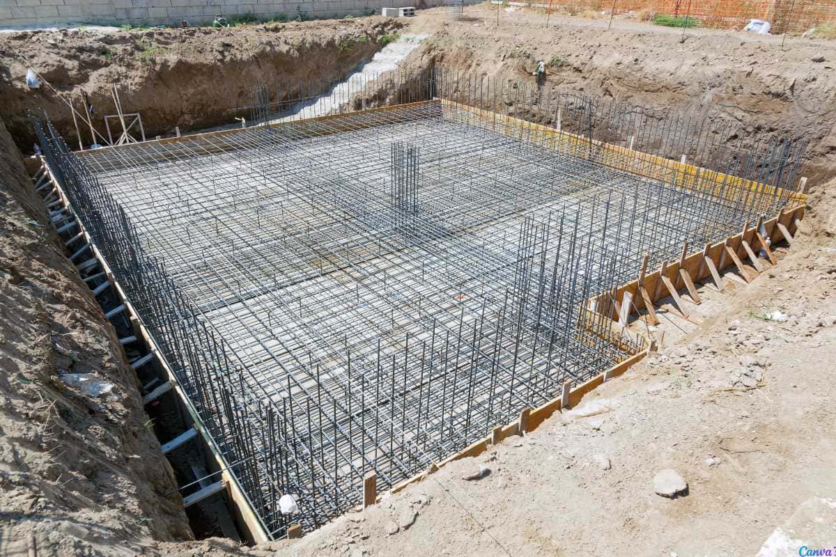 Tipos de fundação para casa mostrando radier e sapata corrida - RSAI Arquitetura