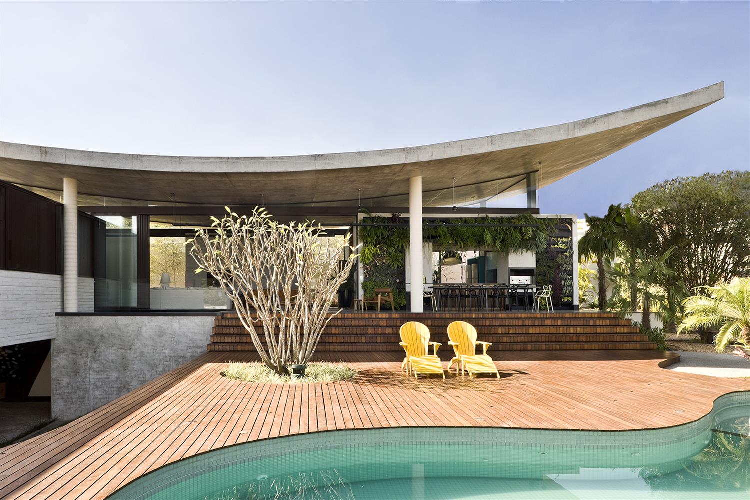 Tipos de laje para construção com fachada em laje maciça- RSAI Arquitetura