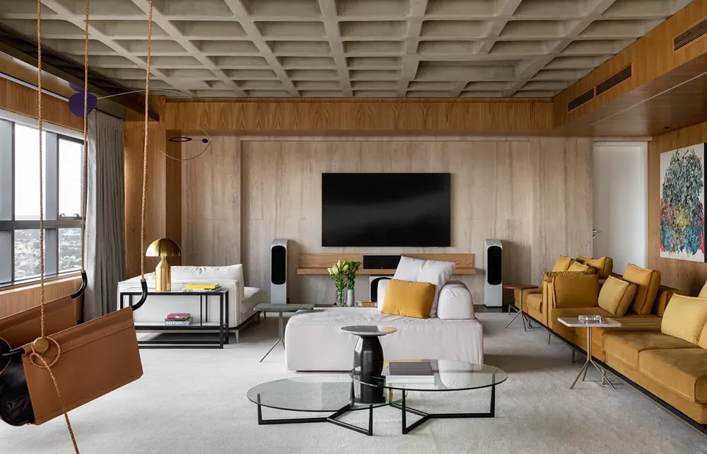 Tipos de laje para construção com sala de tv em laje nervurada - RSAI Arquitetura