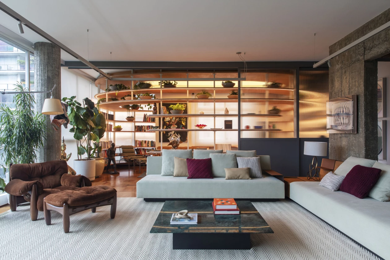 Decoração moderna em casa com design contemporâneo e clean - RSAI Arquitetura